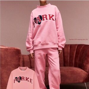 Parke Pink Sweatshirt for Women